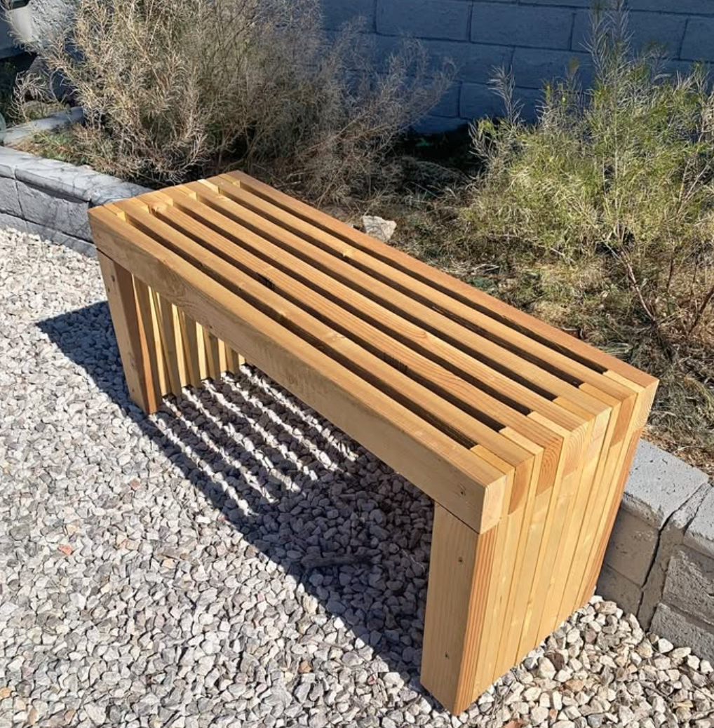 Handmade Wooden Bench