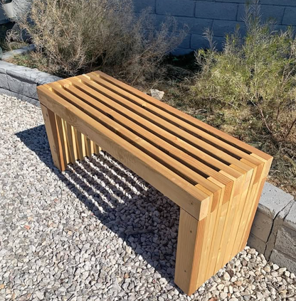 Handmade Wooden Bench