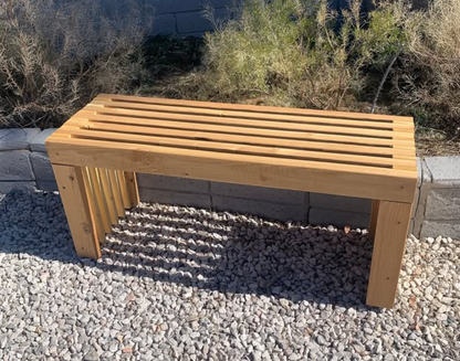 Handmade Wooden Bench