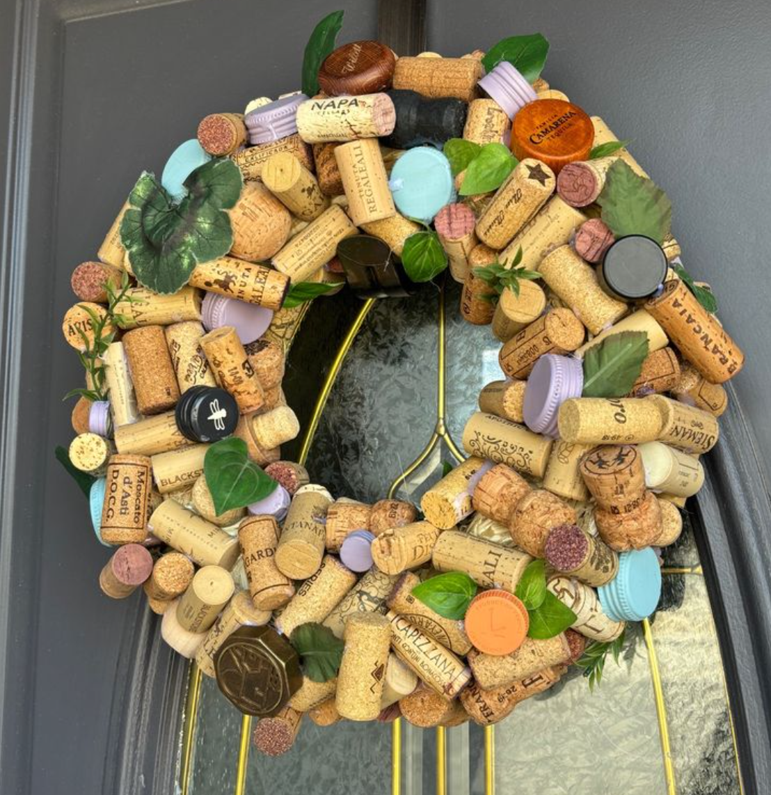 Summer Handmade Cork Wreath