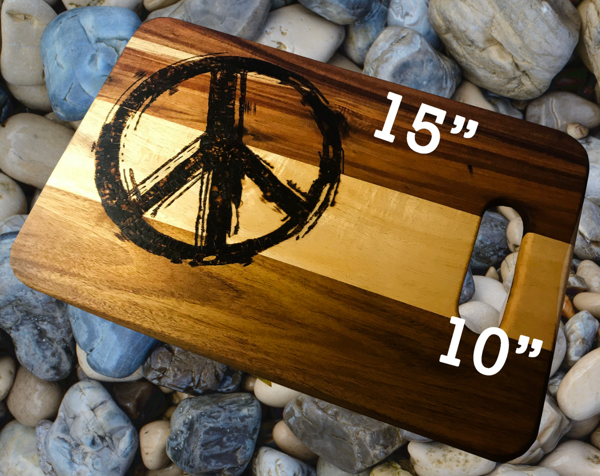 Peace Sign Cutting Board