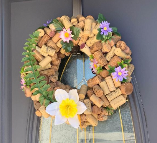 Handmade Spring Cork Wreath
